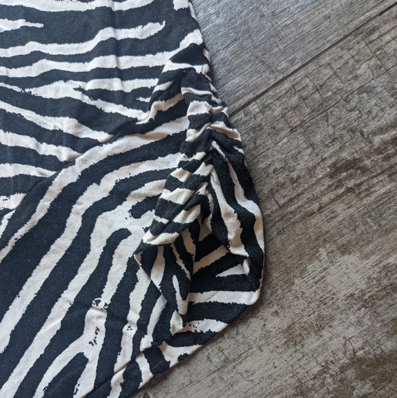 MMK MICHAEL KORS Printed Dolman Sleeves Blouse Top - Picture 3 of 5